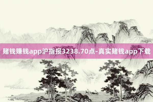 赌钱赚钱app沪指报3238.70点-真实赌钱app下载