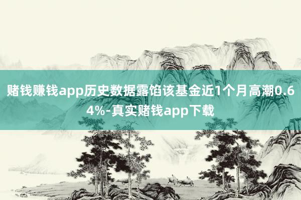 赌钱赚钱app历史数据露馅该基金近1个月高潮0.64%-真实赌钱app下载